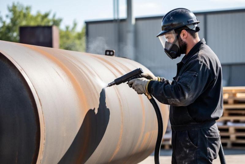 Пескоструйная очистка с выездом